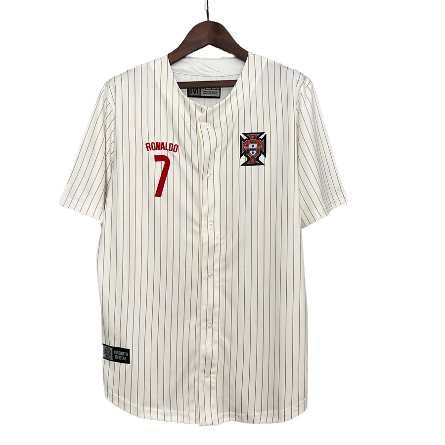 Elite Advanced Fabric Portugal X US Baseball Shirt 7 Ronaldo