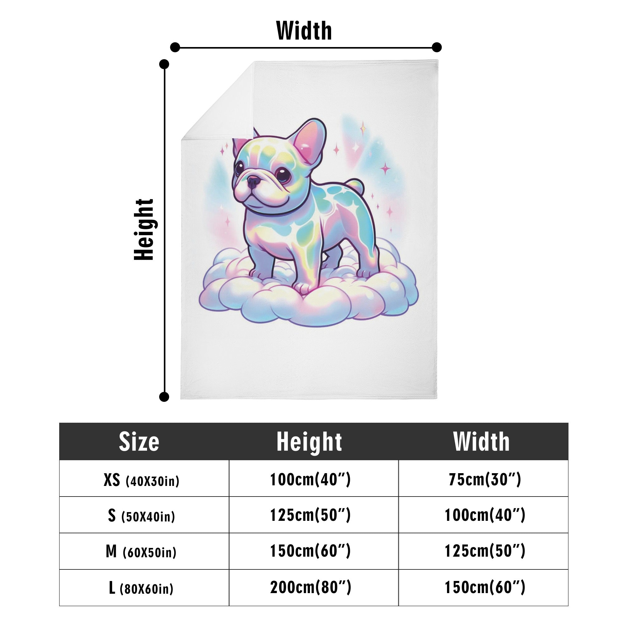 French Bulldog Rex Blanket Cute Frenchie Essential