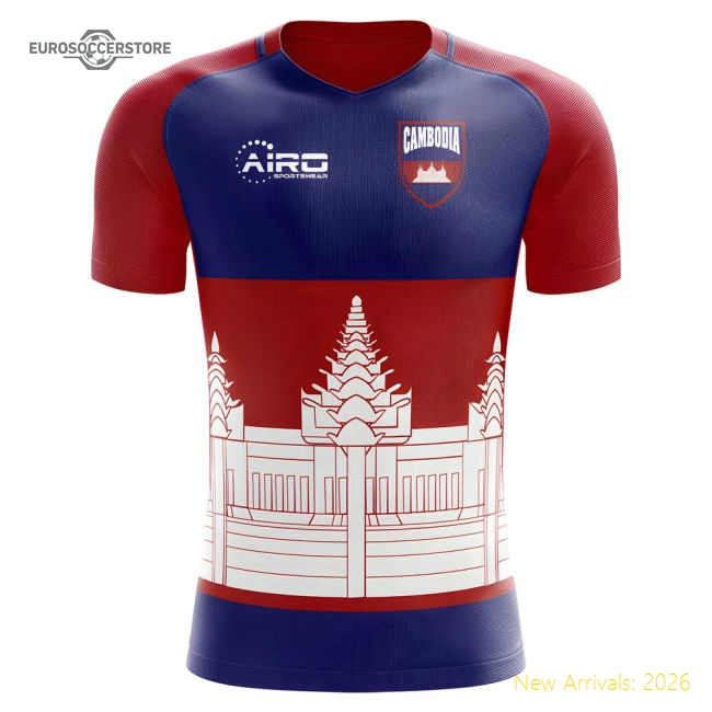2025-2026 Cambodia Home Fan Version Womens Shirt For Match Day