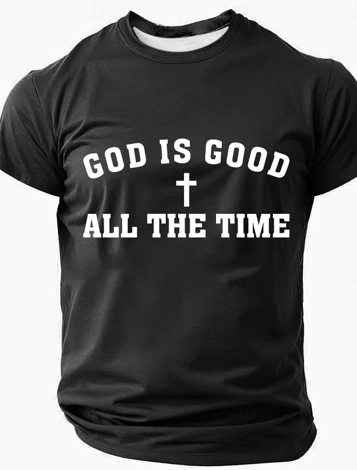 Men's Bible Jesus Christian T Shirt Short Sleeve T shirt 3D Print Crew Neck Shirt Designer Casual Party Holiday Blue Black Green Summer Spring Clothing Apparel