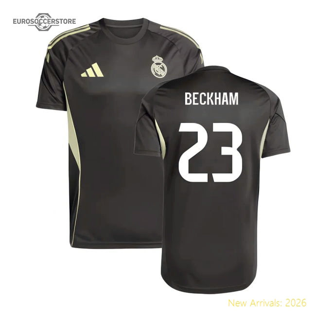 2025-2026 Real Madrid Training Jersey (utility Grey) (beckham 23)