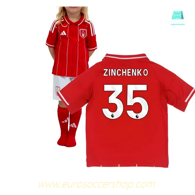 2025-2026 Nottingham Forest Home Mini Kit (Zinchenko 35)