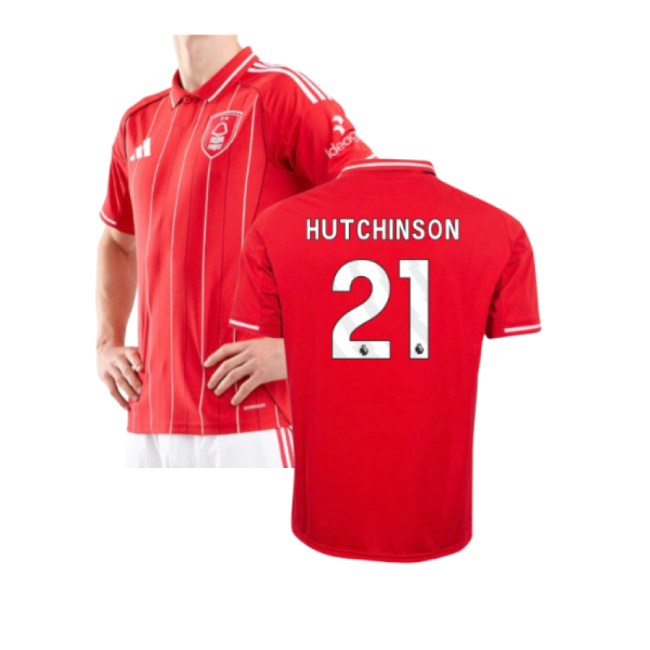 2025-2026 Nottingham Forest Home Shirt (Hutchinson 21) | Discounted