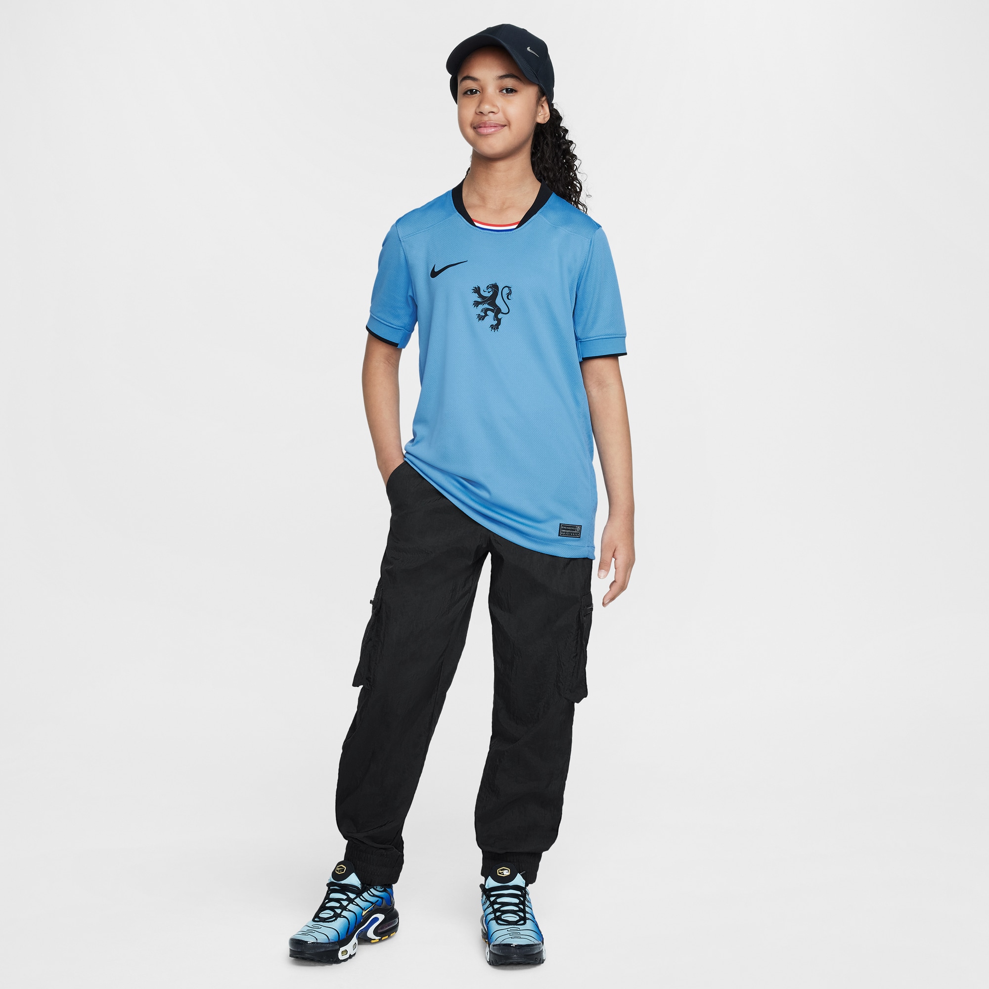 [ESK] Netherlands Women's National Team Youth 2025/26 Away Replica Jersey - Blue