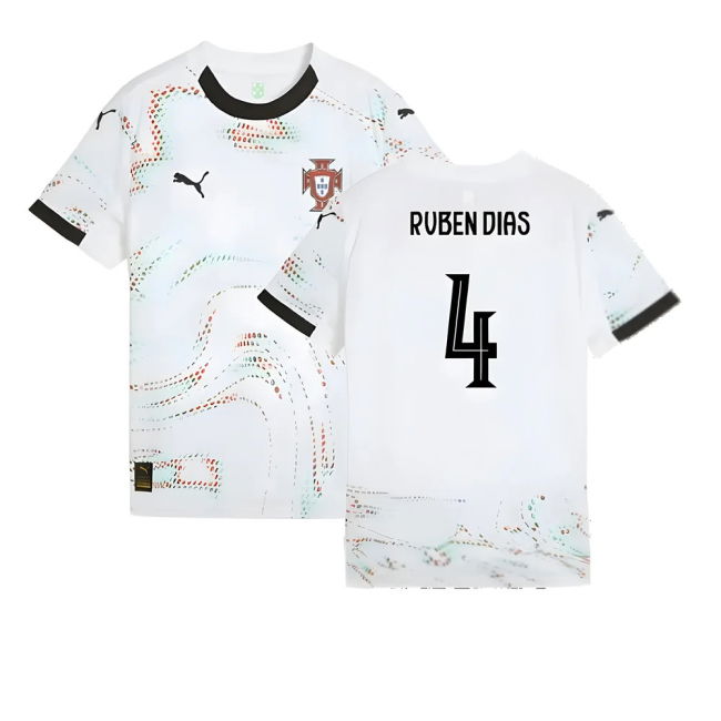 Official Licensed Portugal Away Fan Shirt for Kids (2)