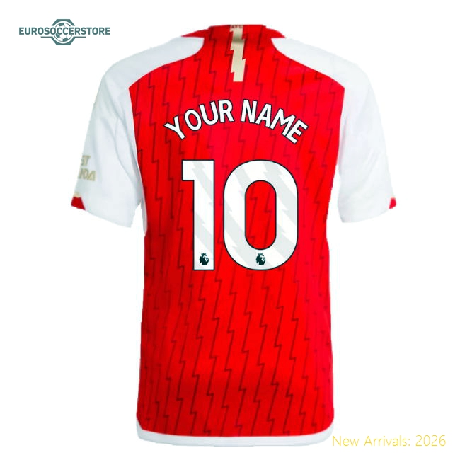 Arsenal 2024-25 Home Fan Version For Kids Name) Football Shirt