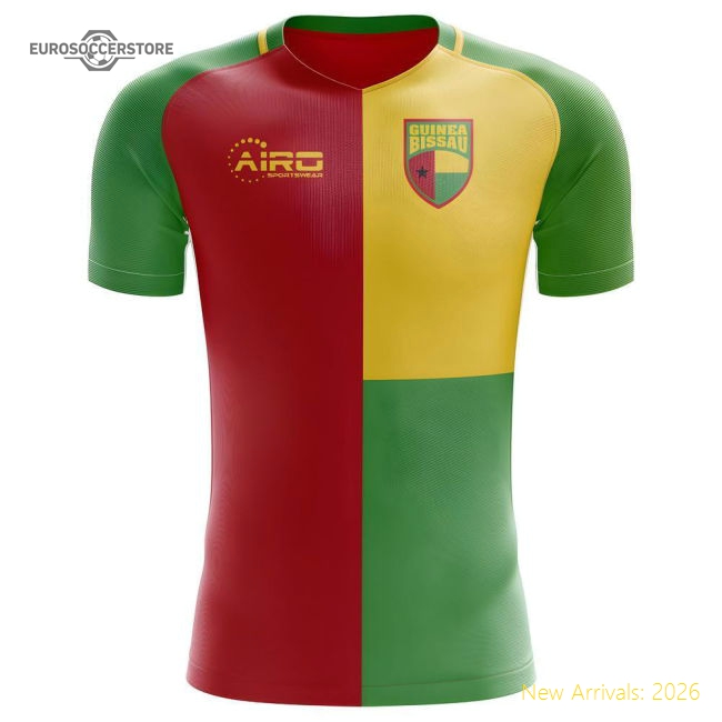 Premium Guinea Bissau 20252026 Home Shirt () Slim Aeroready