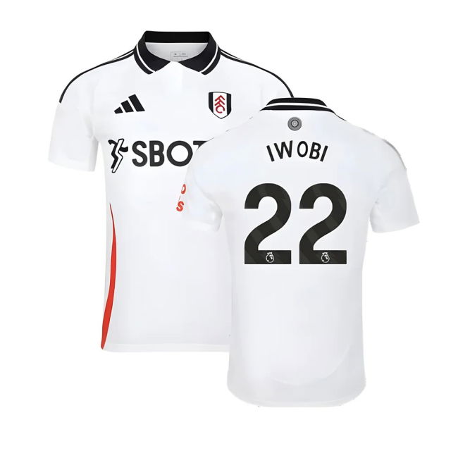 Lightweight 2024-2025 Fulham Home Rare Find Limited Edition Iwobi#117