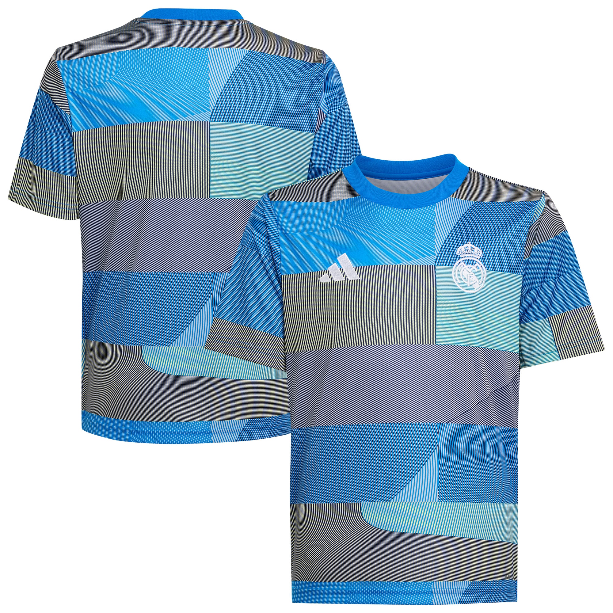 [JED] Real Madrid Youth 2025/26 Pre-Match AEROREADY Jersey Top - Blue