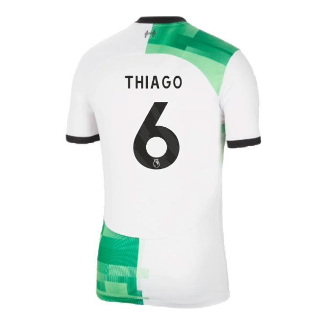 Classic Liverpool 2023-2024 Liverpool Away Shirt (Thiago 6) for Mat...