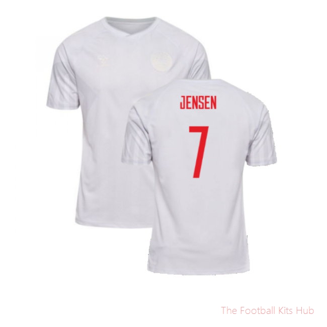 2022-2023 Denmark Away Shirt (Jensen 7)