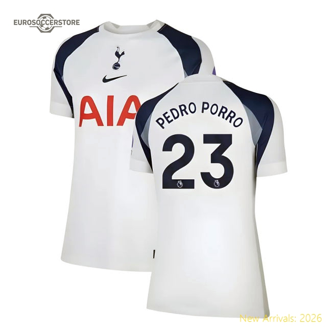 2025-2026 Football Team Womens Chic Pedro Porro Jersey Fabric