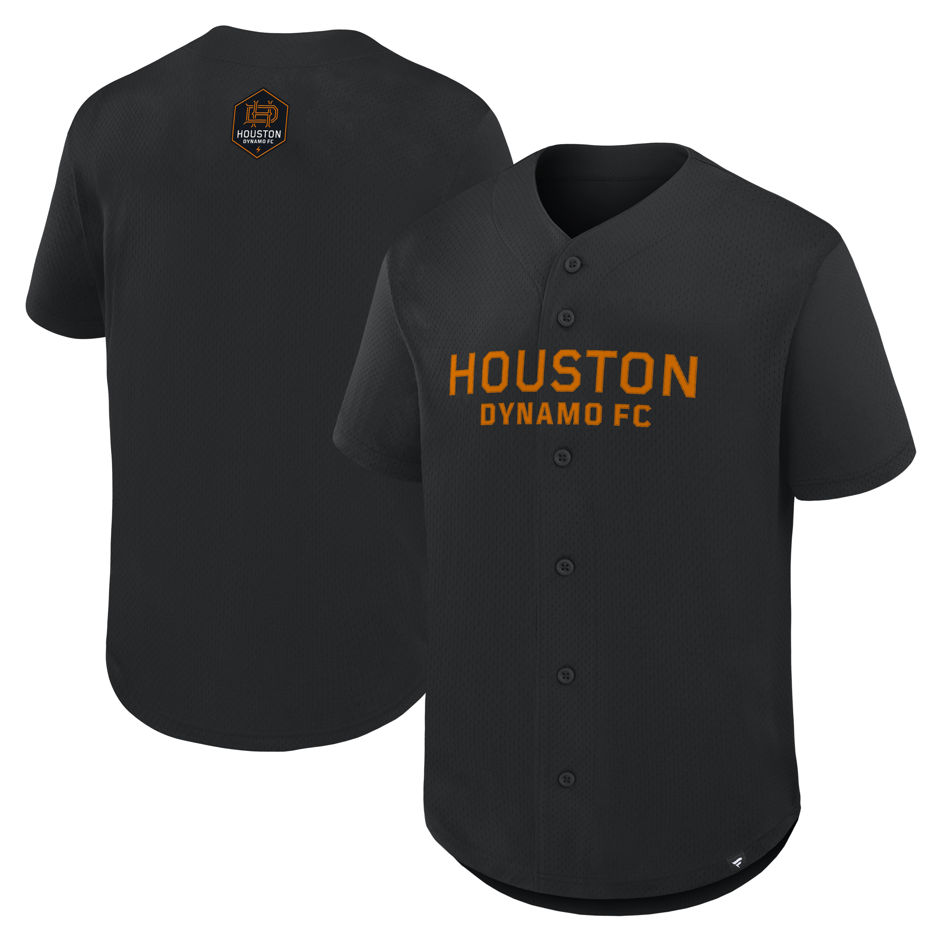 [SJH] Houston Dynamo FC Maximum Intensity Button-Up Jersey? - Black