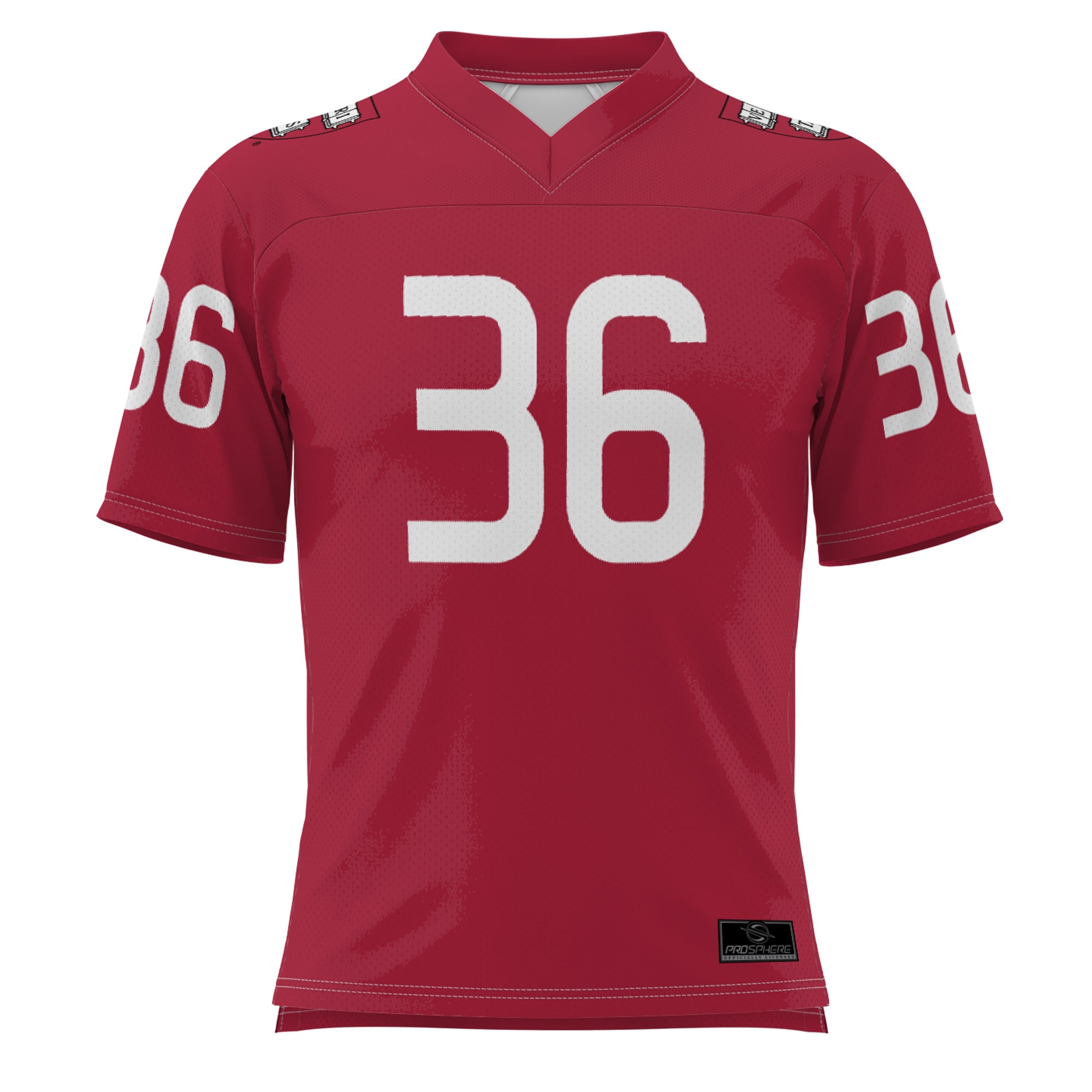 #36 Harvard Crimson GameDay Greats Youth 2026 Season Football Jersey - Crimson