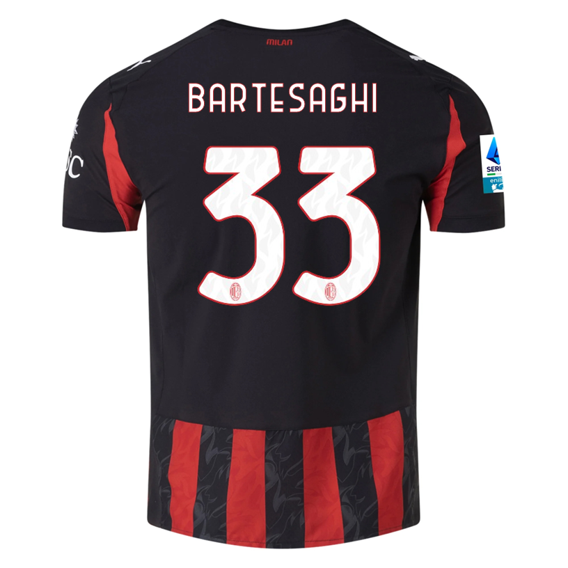 AC Milan A Patch 2025-2026 UCL Home Jersey – Authentic Shirt