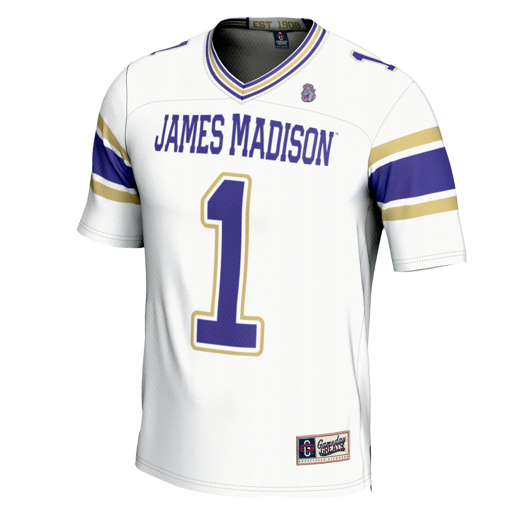 #1 James Madison Dukes GameDay Greats 2026/2027 Football Jersey - Cardinal