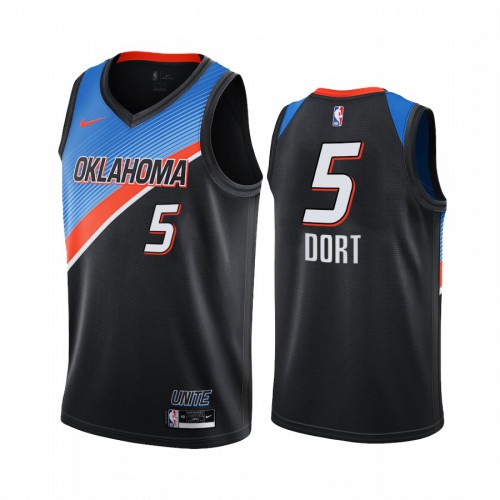 Black Nike City Thunder #5 Clippers Jersey - Quick-Dry Game Day Wear