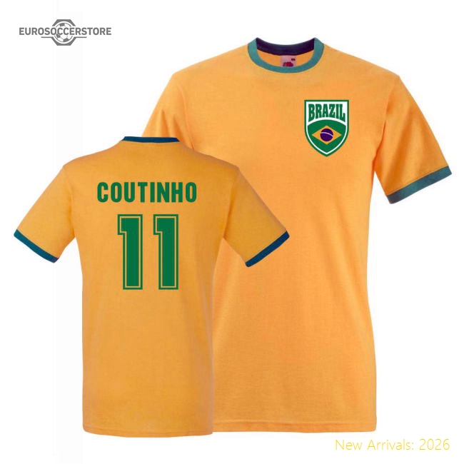 Football Brazil T-shirt - Top Blend Construction Vintage