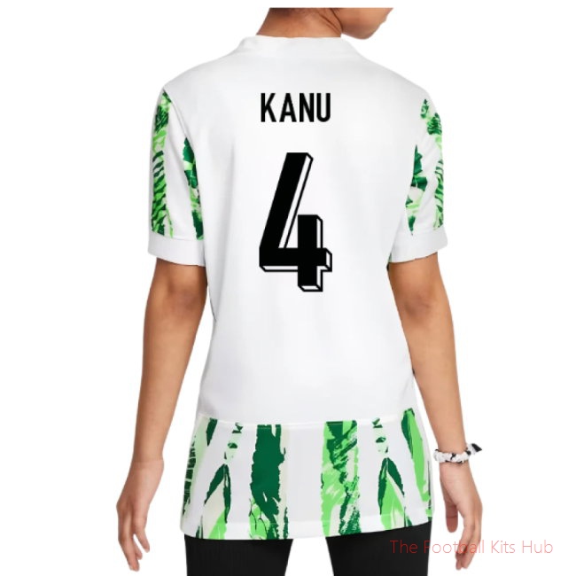 [LK] 2025/26 Nigeria Womens Team Away Shirt (Kids) (Kanu 4)