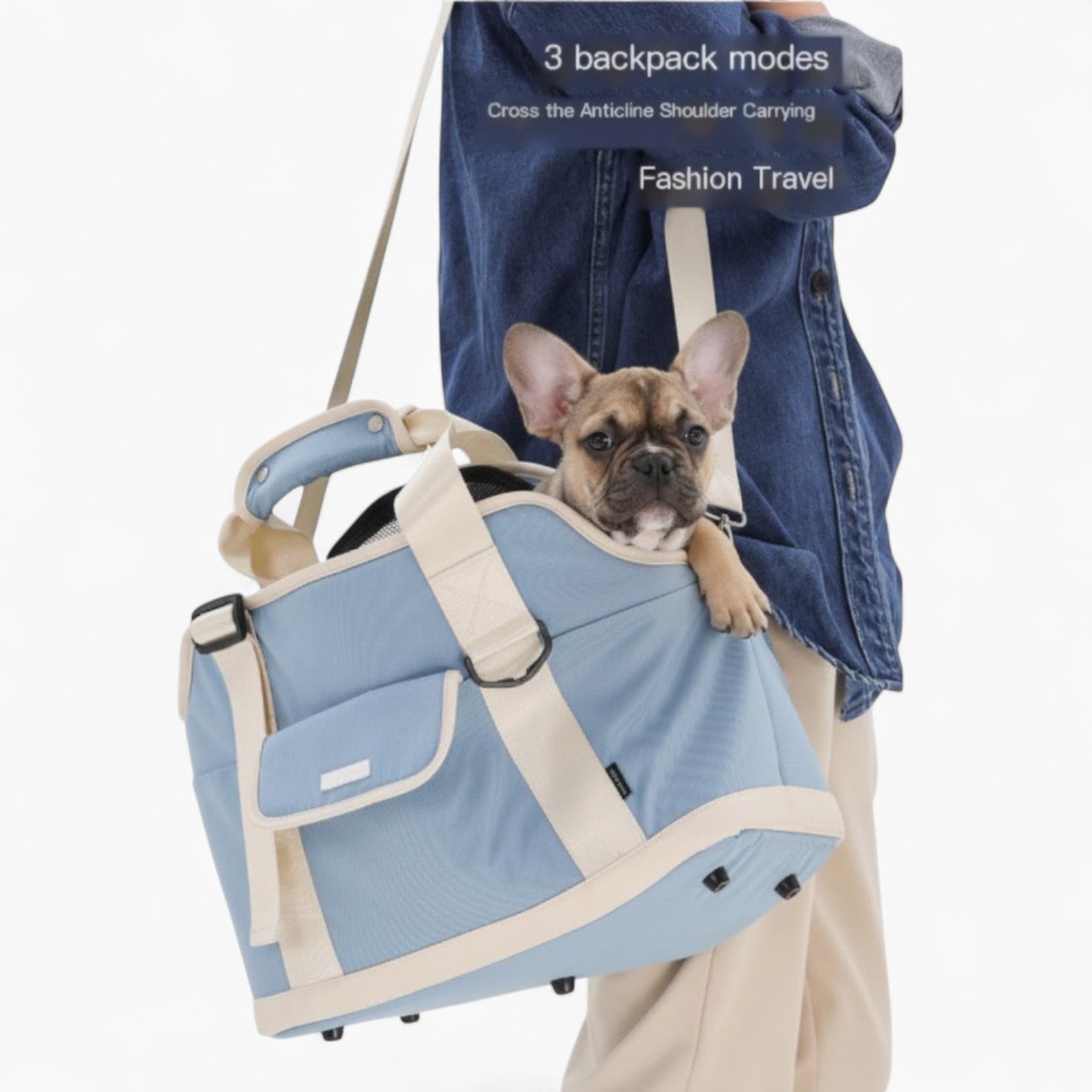 Backpack Carrier – Multifunctional Shoulder Dog Travel Bag Summer Wear