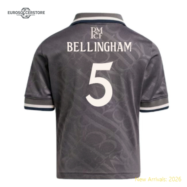 Real Madrid Children 2024 Third Jersey Shirt Football Fan For Football Game Day Apparel