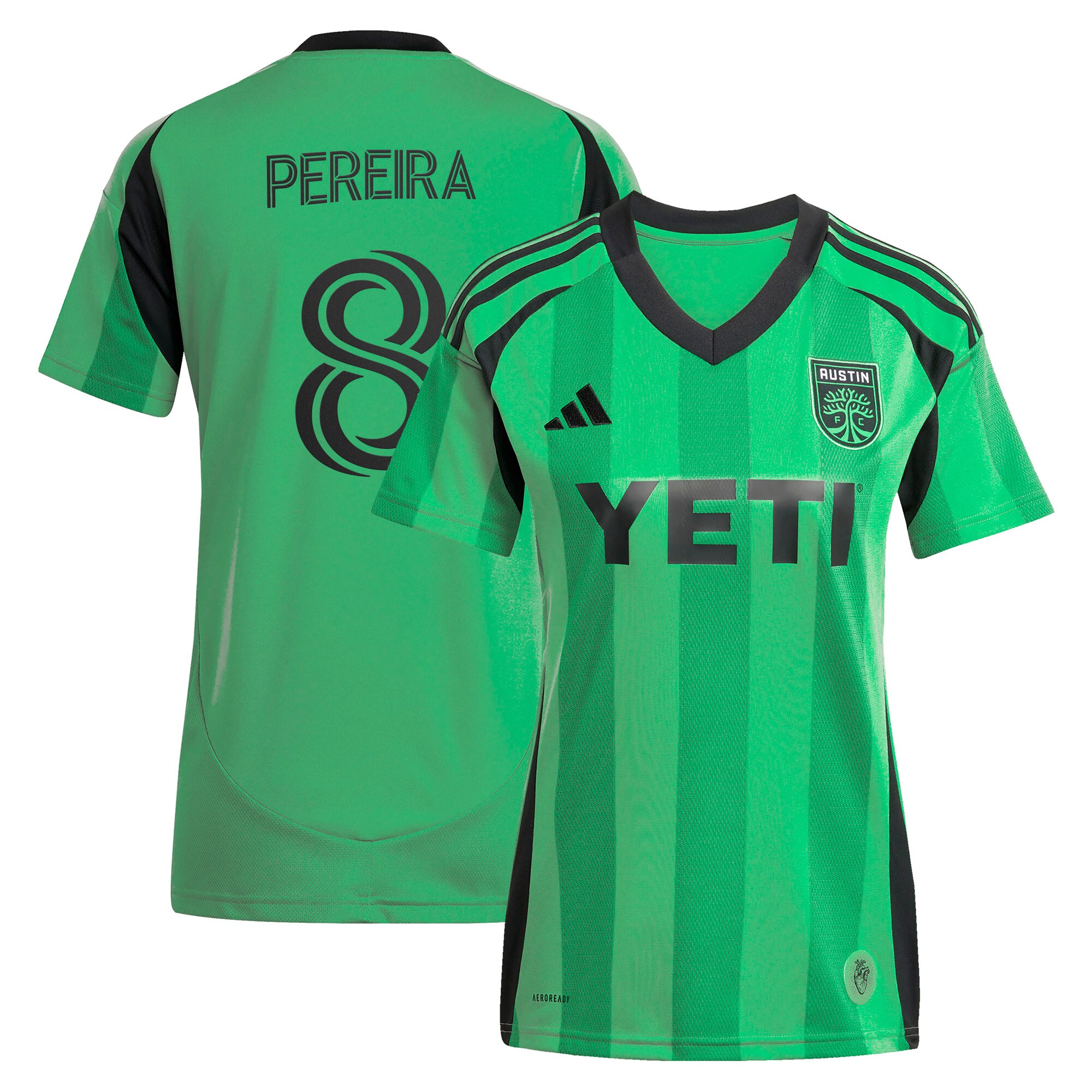 [LK] Daniel Pereira Austin FC Youth 2025 The Heartbeat Kit Replica Player Jersey - Green