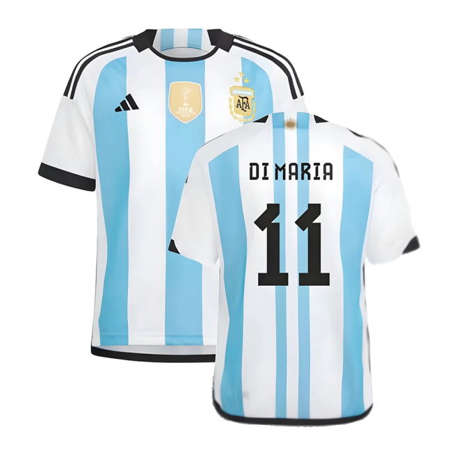 Kids 2022-2023 Argentina NT Home Uniform (DI MARIA 11)