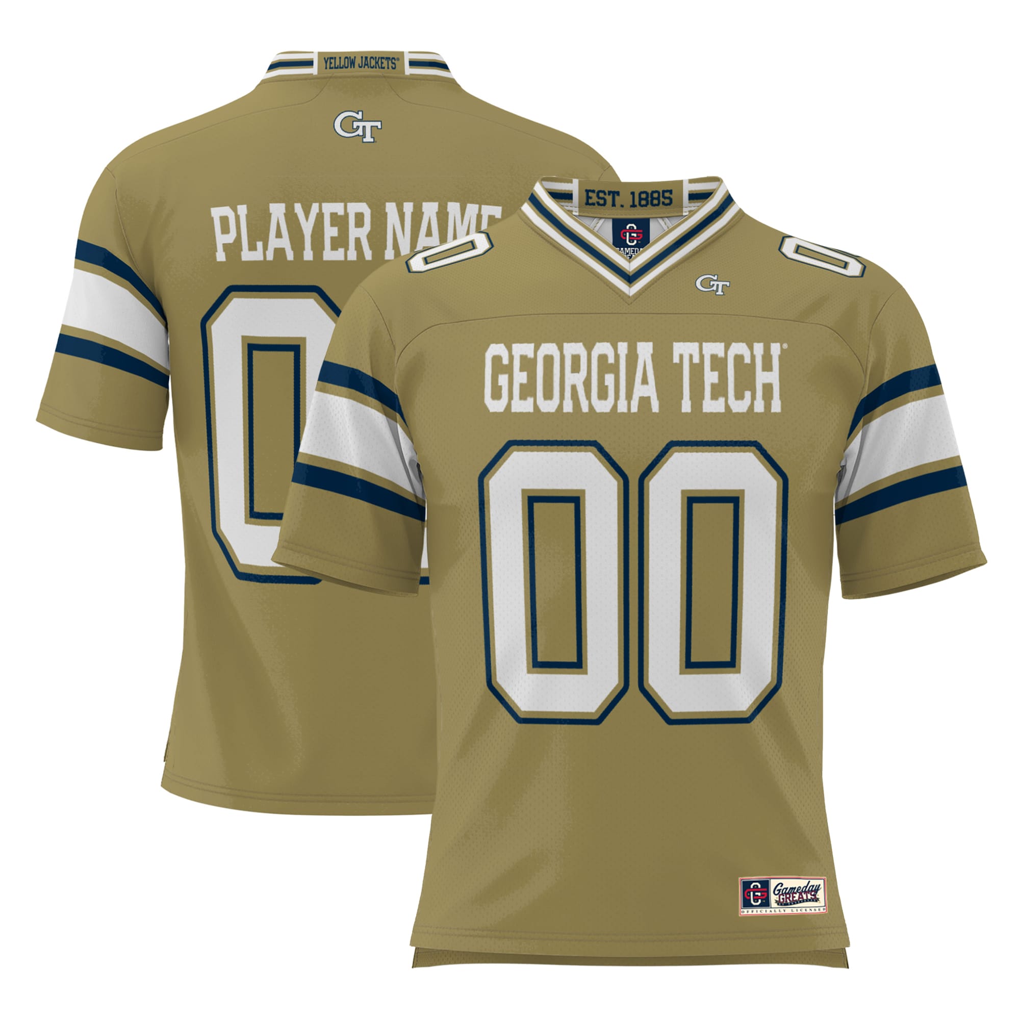 Georgia Tech Yellow Jackets Football Jersey - Gold | Stadium Series 26/27 Season