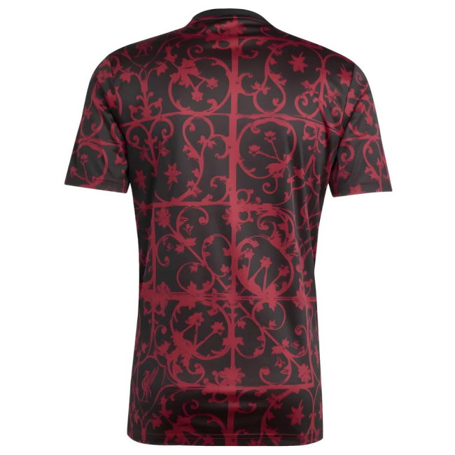 2025-2026 Liverpool Pre-Match Shirt (Black) (Konate 5)