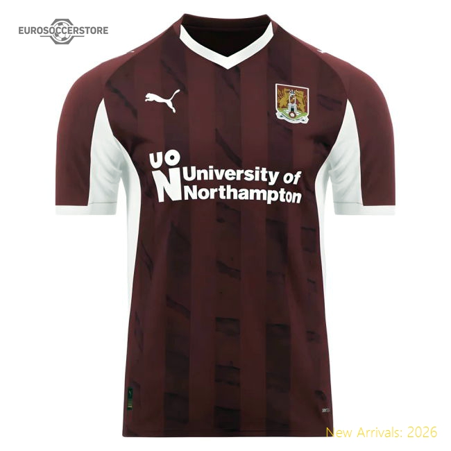 Premium-grade 2025-2026 Northampton Town Home Shirt - Official Edition