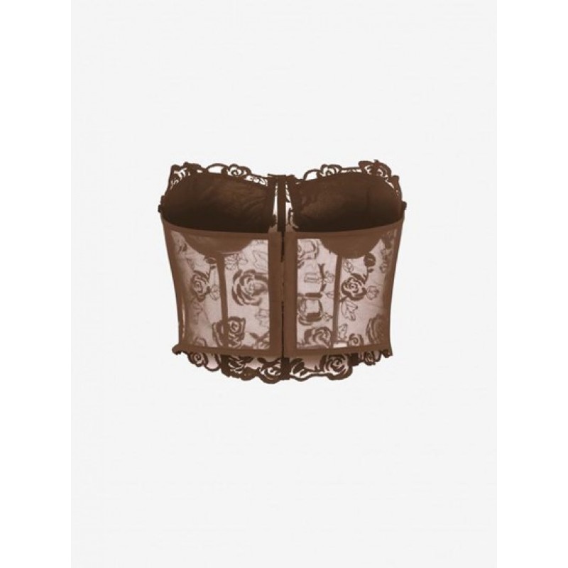 Corset-style Lace Bustier Tube Top OG8355