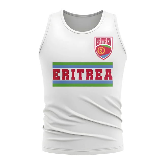 Climate-Control Eritrea Core Football Country Sleeveless Tee (White)