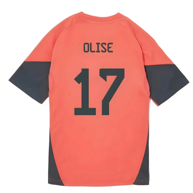 Bayern Bayern Munich Training Shirt Easy Coral Kids Olise #17 Supe...