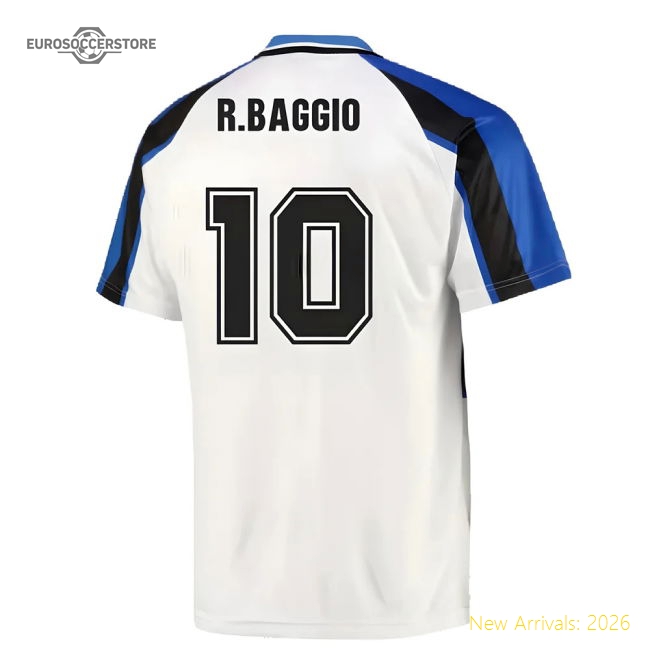 1996 Inter Milan Away Shirt (rbaggio 10) - Fan Collection