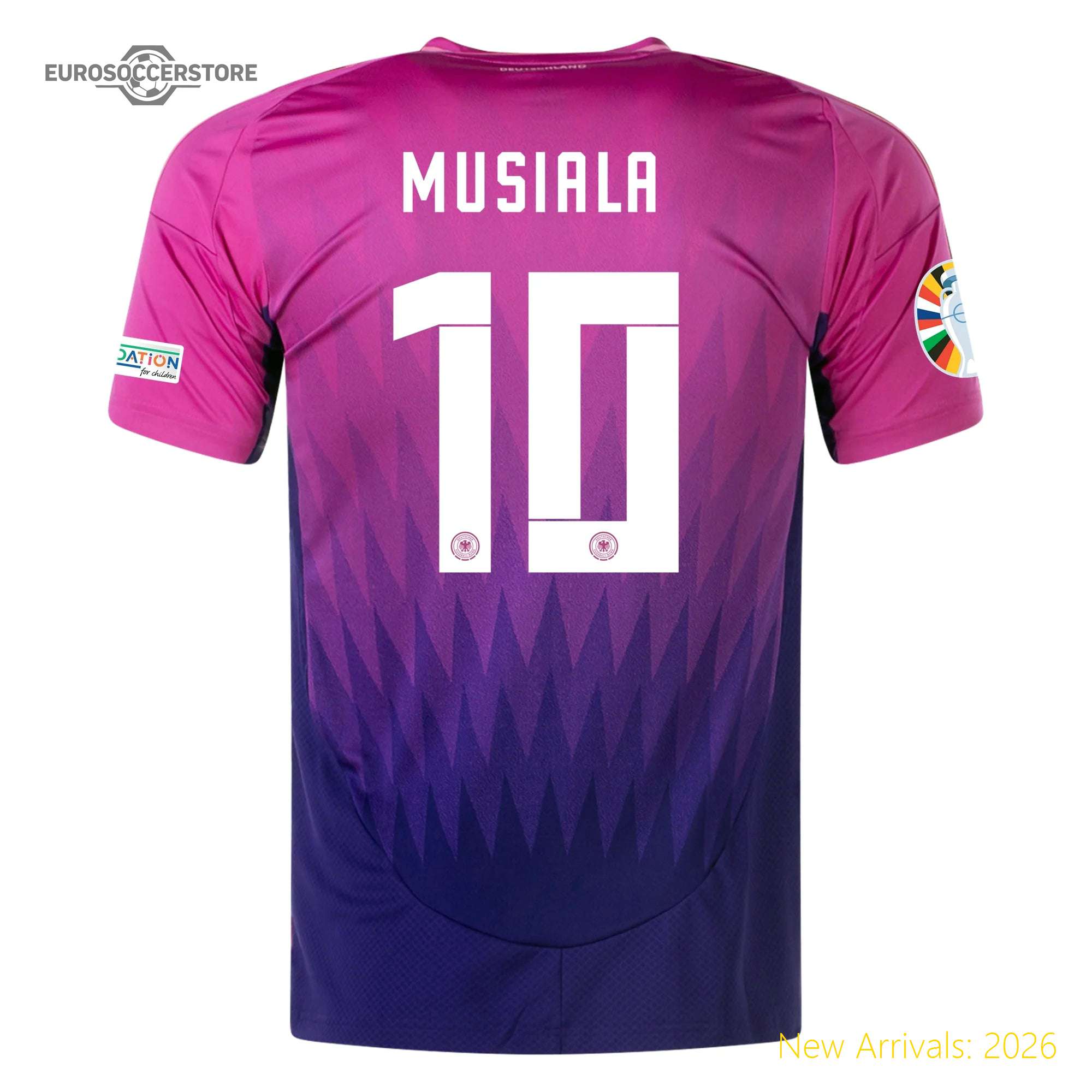 Officially Licensed Durable Men Ger National Team Legend Away Jersey