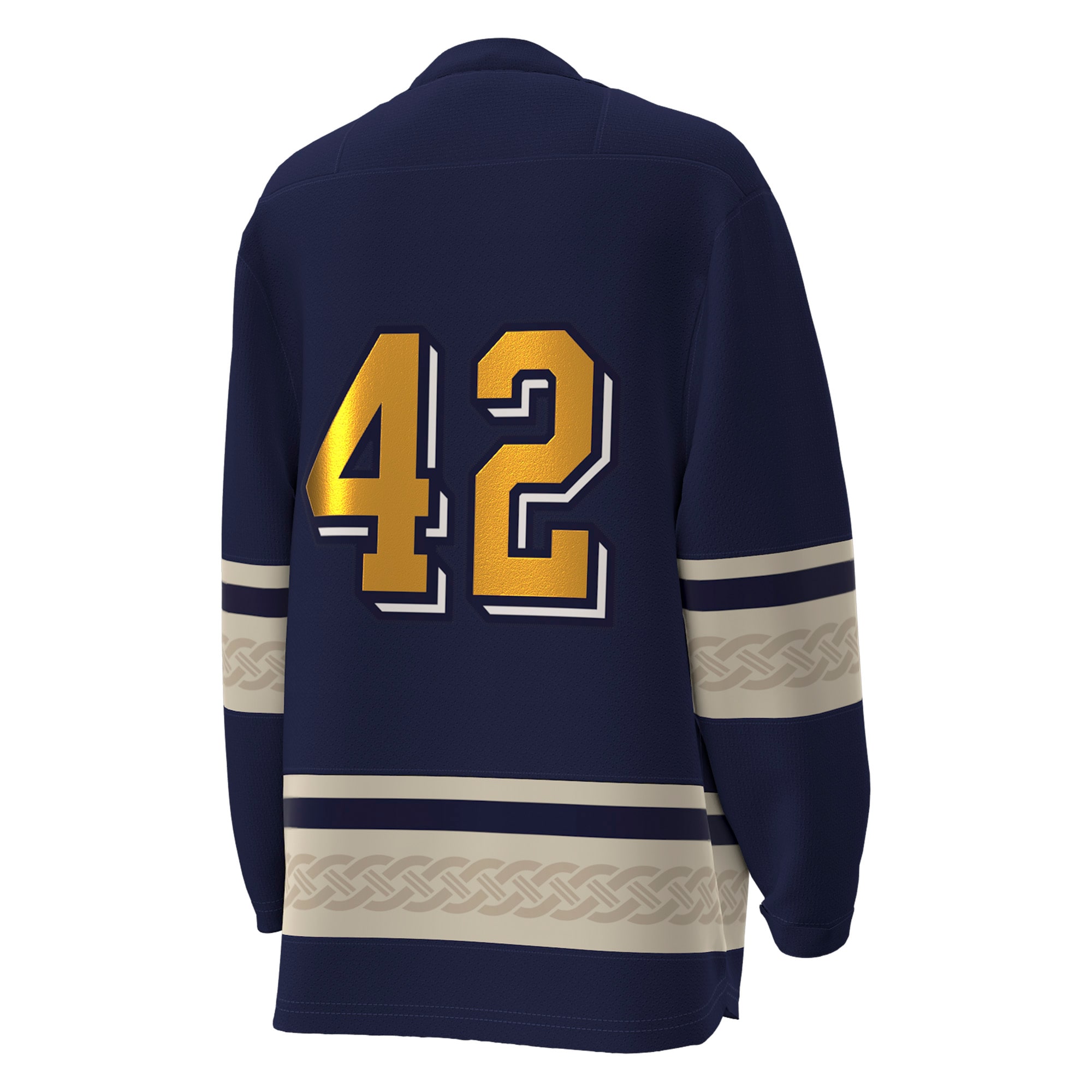 [NJP] Notre Dame Fighting Irish Youth Alternate Replica Hockey Jersey - Navy