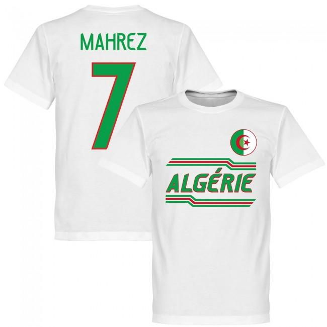Limited-Edition Algeria Mahrez 7 Team T-Shirt - White Championship