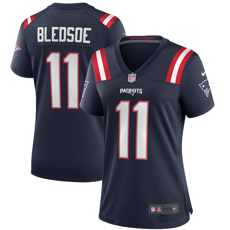 None Drew Bledsoe NE Patriots Retro Elite Jersey for NFL Fans