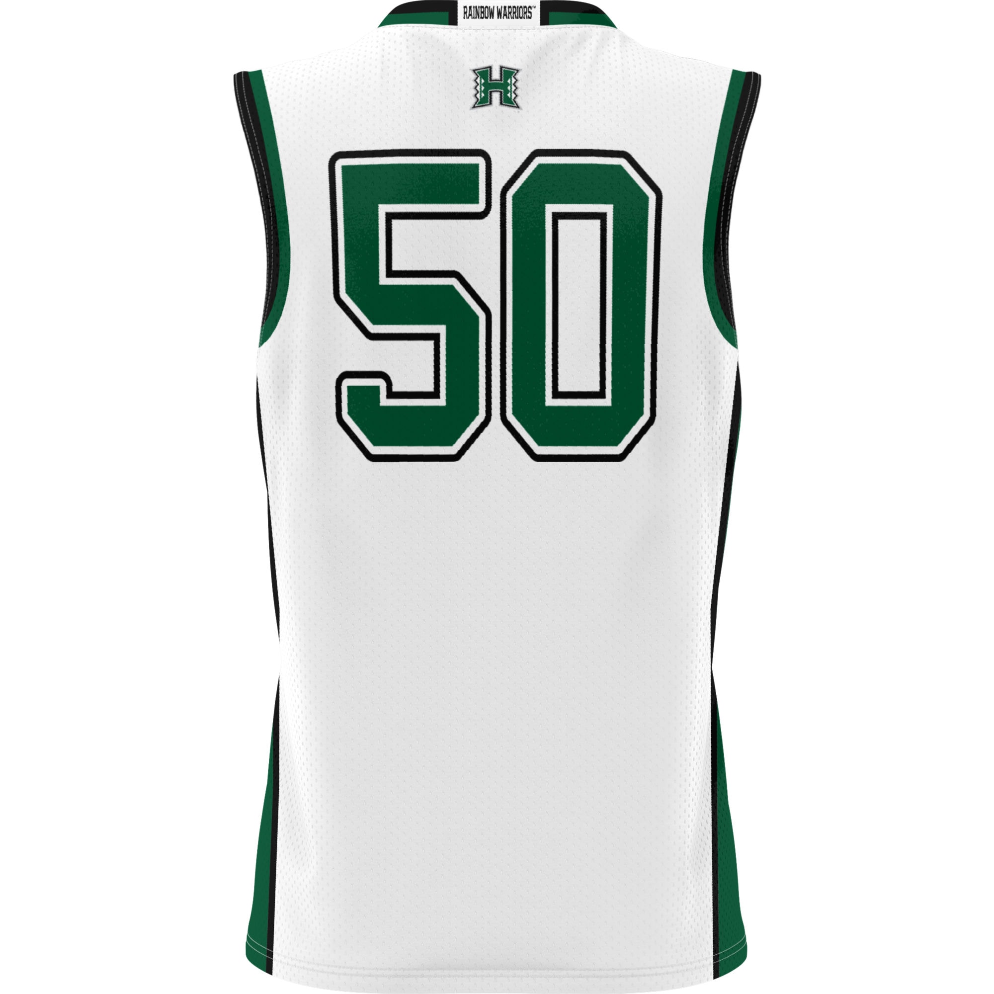 [DDG] Hawaii Rainbow Warriors GameDay Greats Unisex Lightweight Basketball Jersey - White