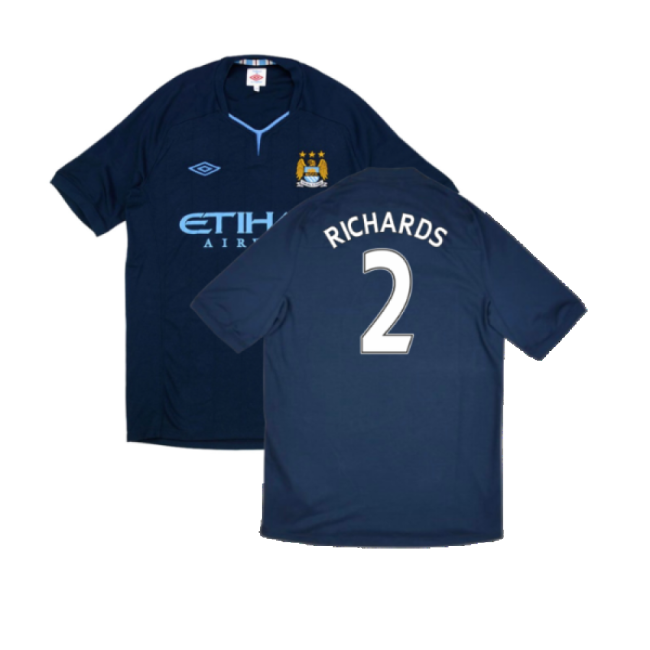 Manchester City 2010-11 Away Shirt ((Very Good) XL) (Richards 2) - ...