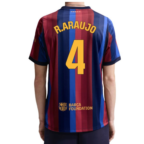 [JED] 2026-2027 Barcelona Home Shirt (R.Araujo 4)