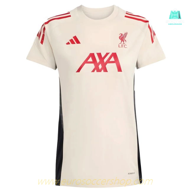 2025-2026 Liverpool Training Jersey (White) - Womens