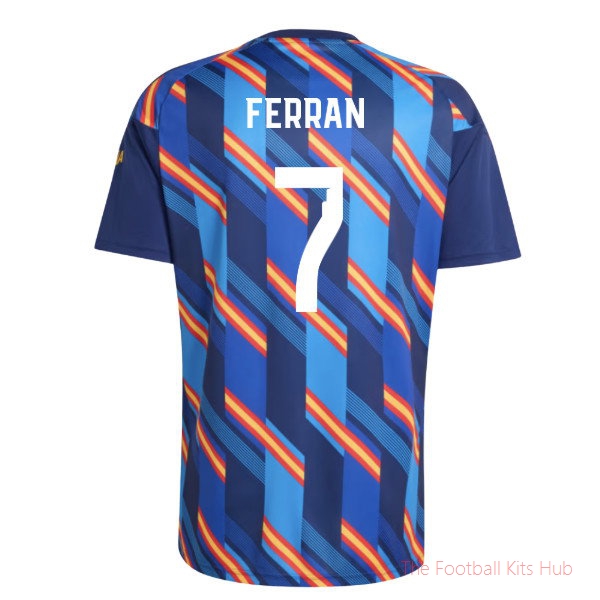 Supporters Elite Spain 2026-2027 Home Pre-Match Shirt (Ferran 7)
