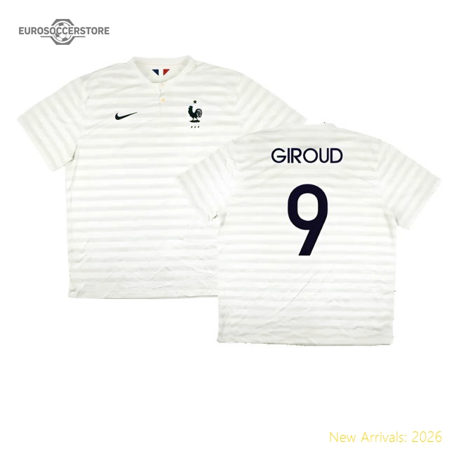 France 2014-15 Away Shirt ((Very Good) XXL) (Giroud 9)