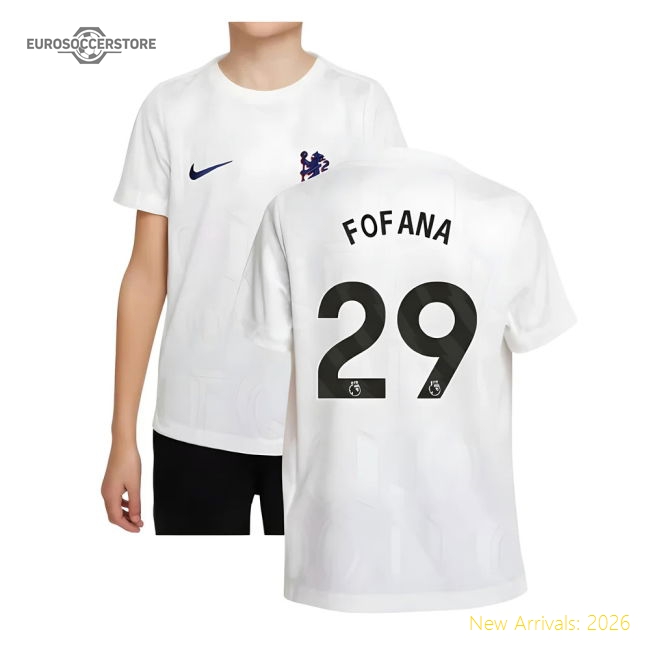 Chelsea 2024-25 Fan Edition For Kids (Fofana Match Day Shirt Soccer Wear