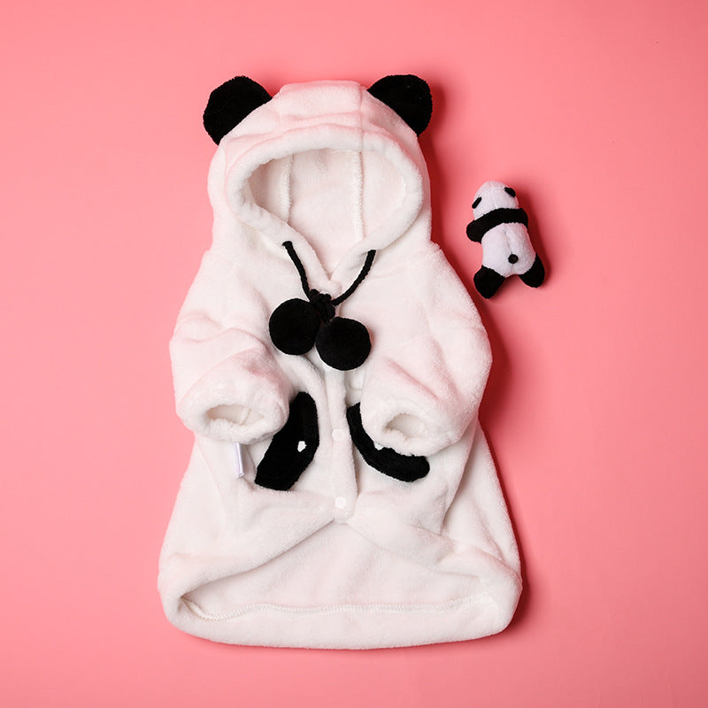 Panda French Bulldog Winter Hoodie (WJ10)