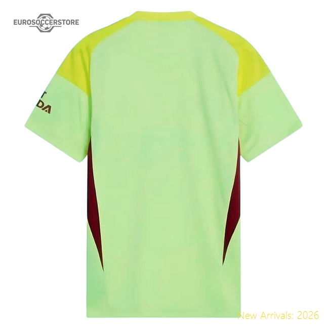 Arsenal 2025-2026 Home Goalkeeper Shirt (Yellow) Fan Edition
