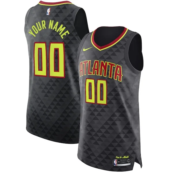 Atlanta Hawks ATL Authentic Jersey - classic high-quality - Black