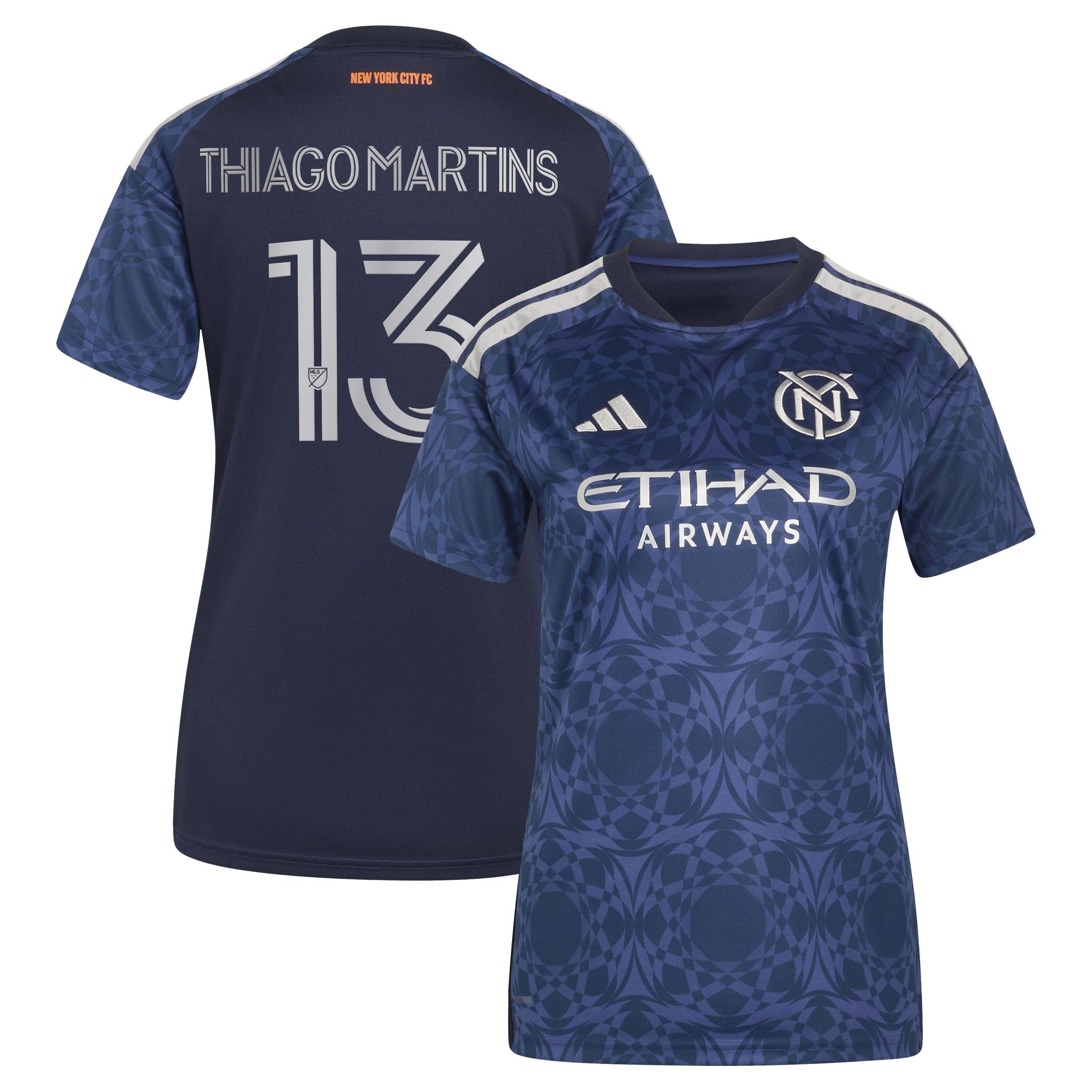 [JED] Youth Thiago Martins New York City FC Women's 2026 The All Nations Kit Replica Jersey - Blue