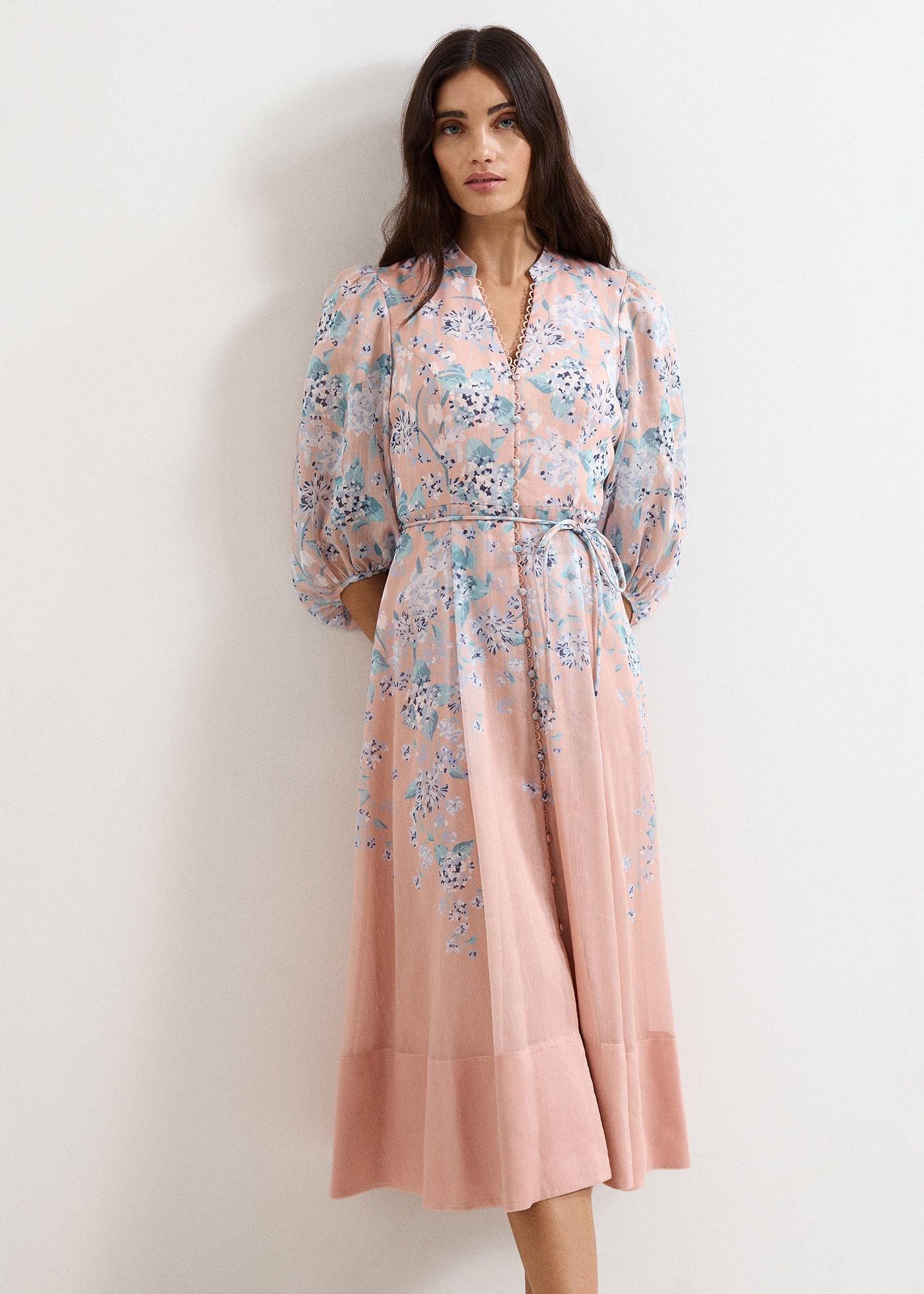 Petite Alison Linen Blend Dress